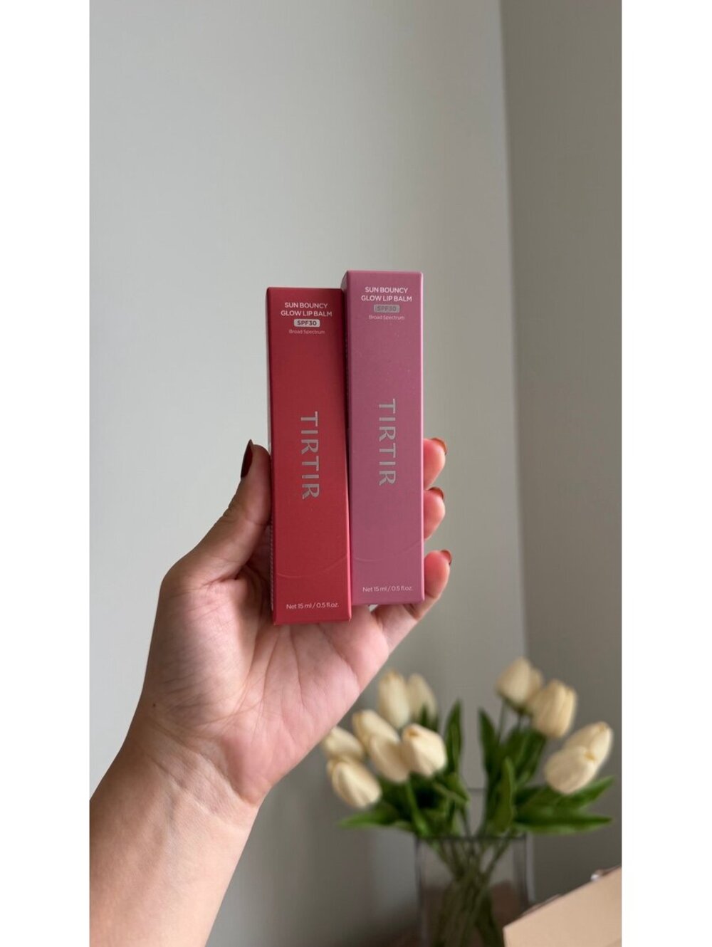 2x TIRTIR Sun Bouncy Glow Lip Balm SPF 30